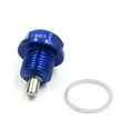 thumbnail image 2 of Unique Bargains M16 x 1.5 Blue Aluminum Alloy Magnetic Engine Oil Pan Drain Bolt Screw for Car, 2 of 2