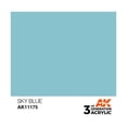 thumbnail image 2 of Sky Blue Acrylic Paint 17ml Bottle, 2 of 3