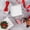 White, variant on Gift Wrapping Paper Roll 58" x 23", Printed Gift Wrap, Easy Cut & Fold, Durable Paper for Birthday, Holiday, Party and DIY Crafts,4 Rolls