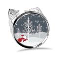 thumbnail image 1 of mas Santa Claus Snowflake Tree Ring Adjustable Love Wedding Engagement, 1 of 3