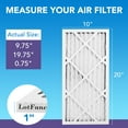 thumbnail image 2 of LotFancy 10x20x1 Air Filters, 6 Pack, MERV 11 Pleated HVAC AC Furnace Filters, 2 of 8