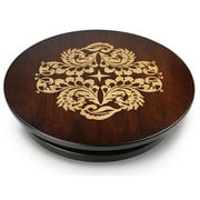 Martins Homewares Artisan Woods Fern Leaf Lazy Susan