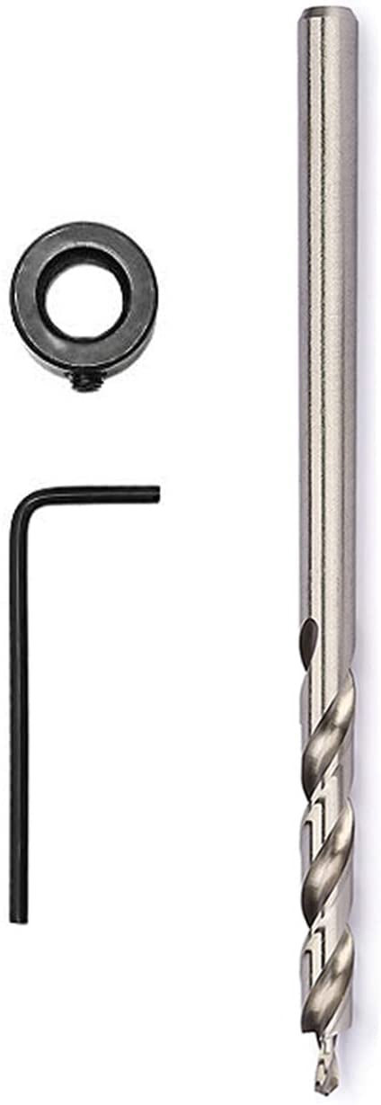 Rallonge De Mèche Extra Longue 178 Mm - Tige Hexagonale 3/8 Compatible Mèches Forstner, Avec Clé - 10