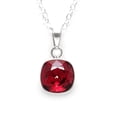 thumbnail image 3 of Juego Zvezda Cushion color Scarlet plata .925 Zvezda ZJU-CUSH12-SCA-G, 3 of 7