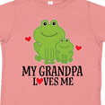 thumbnail image 4 of Inktastic Grandpa Loves Me Frog Boys or Girls Toddler T-Shirt, 4 of 5
