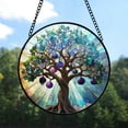 thumbnail image 7 of 89Bloom Fig Tree Window Hanging Stained Glass, Fig Tree Suncatchers for Windows Stained Glass, Stained Glass Fig Tree suncatcher, 7 of 7