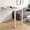 White_60cm, variant on Wooden wall folding table - space-saving wall-mounted folding table with stable construction for kitchen, office and dining area Folding wall desk & side table