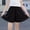 Black, variant on Girls Ruffle Athletic Shorts with Pockets High Waisted Kids Sport Shorts for Soccer Basketball Running White 12-13 Years
