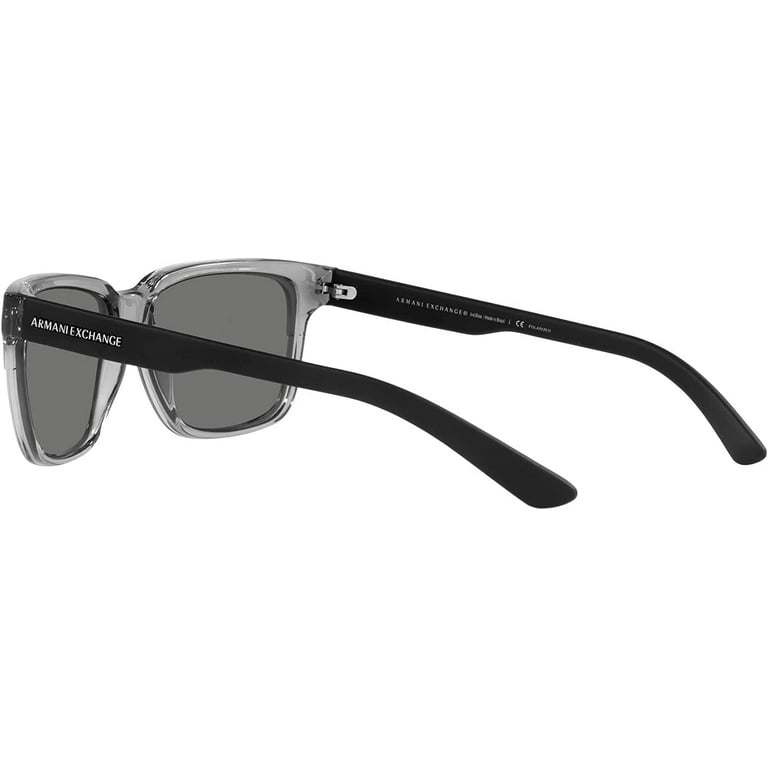Armani Exchange Grey Mirrored Silver Square Unisex