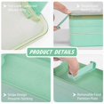 thumbnail image 4 of Fiambrera Bento 1100ml/38oz, Fiambrera Bento de 4 capas con cuchara y tenedor para niños, adultos y trabajadores de oficina, Fiambrera sin BPA Contenedores de alimentos a prueba de fugas (Verde) oso de fresa Hogar, 4 of 5