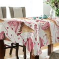 thumbnail image 5 of Yayeee Tablecloths 60" x 90" Rectangle Wrinkle Resistant Party Table Cover, Pink Ice Cream Pattern, 5 of 8