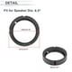 thumbnail image 5 of Anillo Espaciador de Altavoz Unique Bargains Adaptador de Altavoz Tweeter para VW CC para 6.5" 2 Pcs, 5 of 7