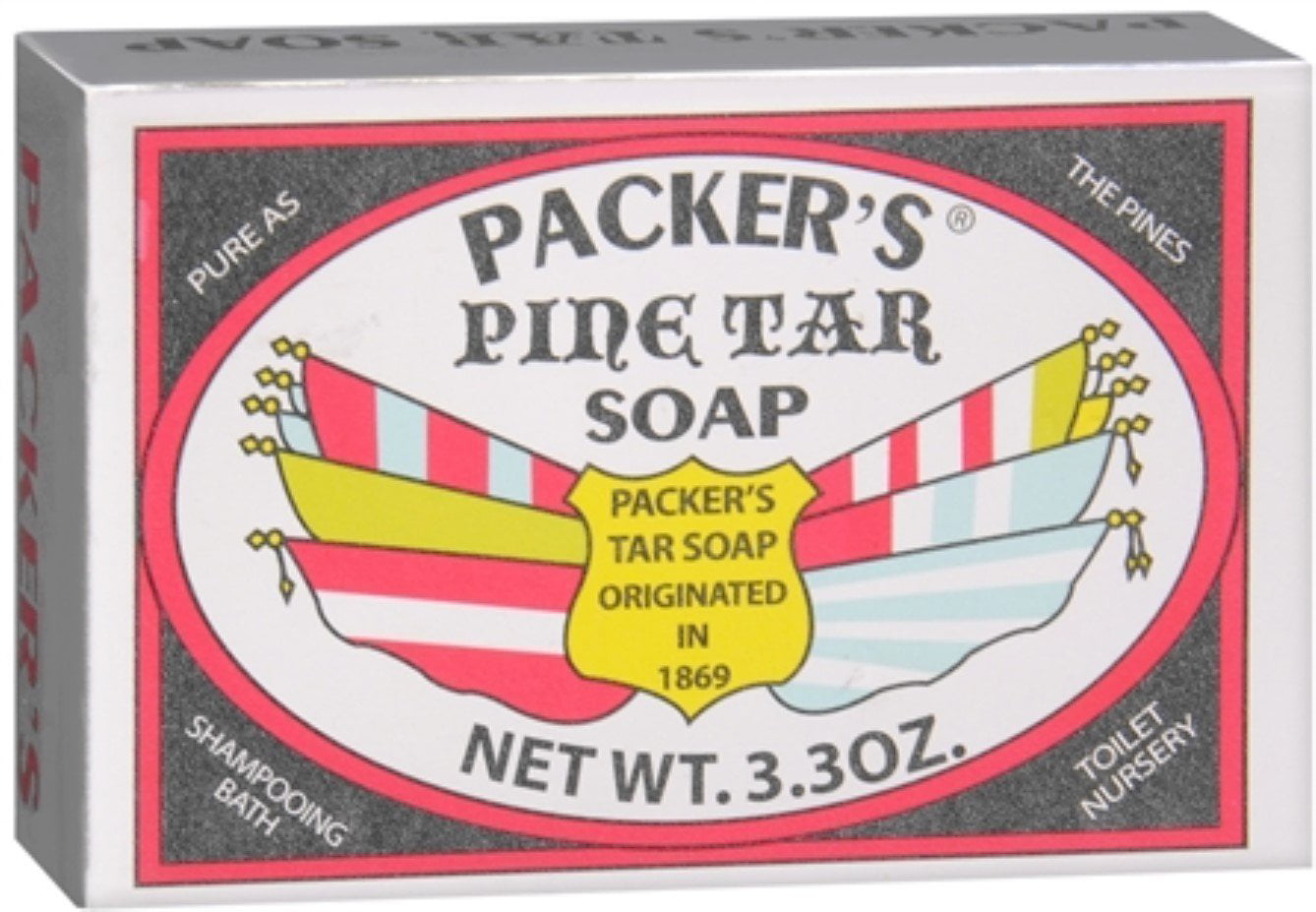 PACKER'S Pine Tar Soap 3.30 oz - Walmart.com