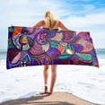 thumbnail image 4 of "Colorful Garden" high-waisted bikini made with eco friendly recycled fabric, 4 of 6