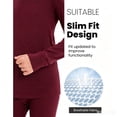 thumbnail image 4 of Woolcano Kids 100% Merino Wool Base Layer Set Unisex Thermal Underwear for Girls & Boys Ski Winter, 4 of 6