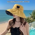 thumbnail image 2 of Sombrero de pescador con protección solar para mujer, gorro de sol con patrón de amor, circunferencia de la cabeza de 56-58cm, 2 of 5
