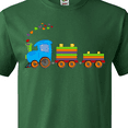 thumbnail image 4 of Inktastic Colorful Toy Train T-Shirt, 4 of 5