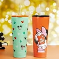thumbnail image 4 of Zak Designs 25 oz Disney Straw Tumbler Stainless Steel Vacuum Insulated for Travel Drinks Hot Cold Mickey Mouse, 4 of 8