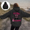 thumbnail image 5 of Godom Womens Floral Hoodies Sweatshirts Casual Long Sleeve Loose Fit Drawstring Hooded Pullover, 5 of 7