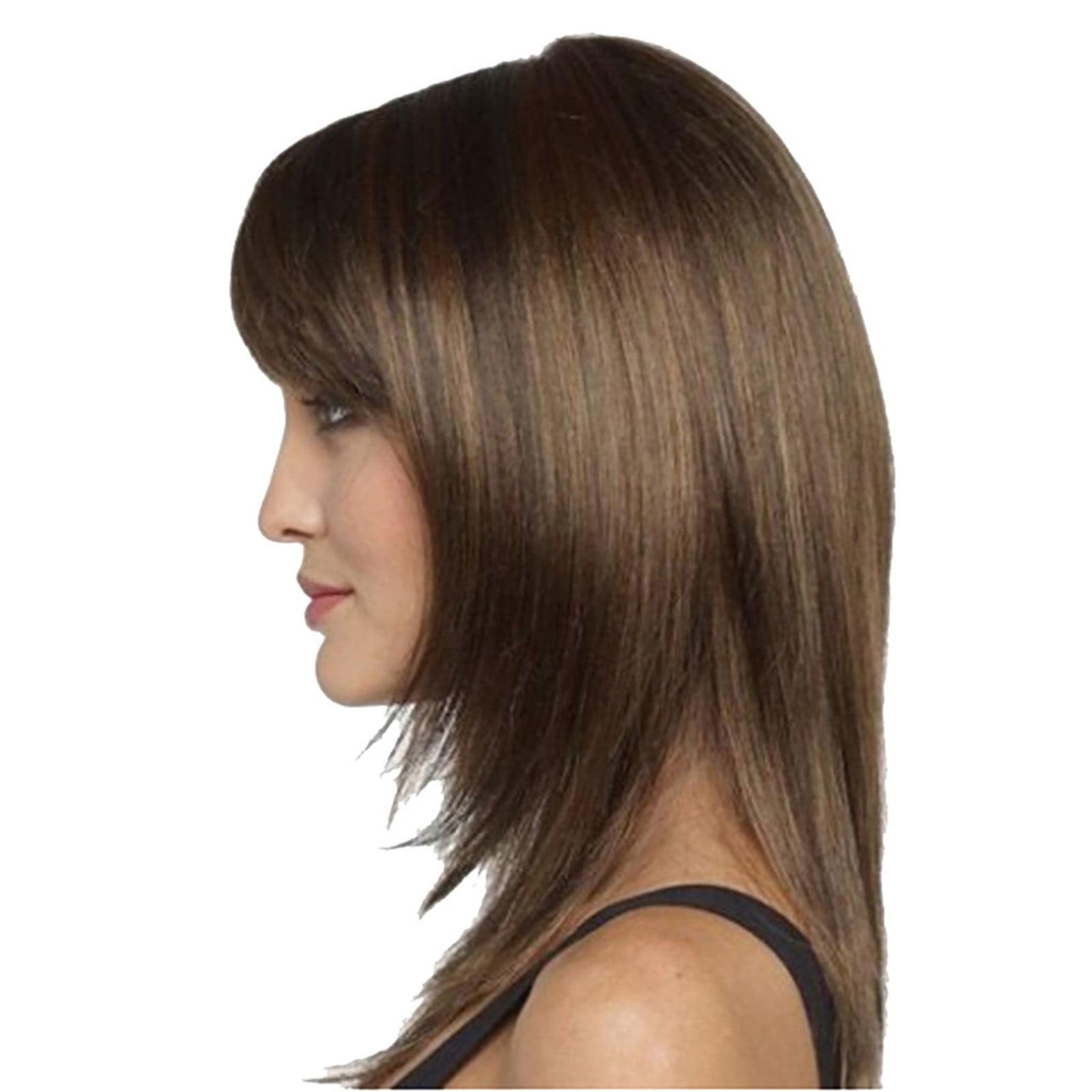 Cptfadh S Wigs Ladies Wig Long Curly Wig Natural Hair Naphane In The Middle Part of Heat Synthesis 19.68 Inch Wig Human Hair Lace Front Wigs Wear And Go Glueless Wig Headband Wig Wig Band Braided Wigs