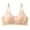 Beige, variant on Women's Casual Wireless Bra Everyday Bra Wirefree Shaping Solid Thin Hooks Smoothly Thin Cotton Everyday Use Casual Wear Breathable Bralette For Women