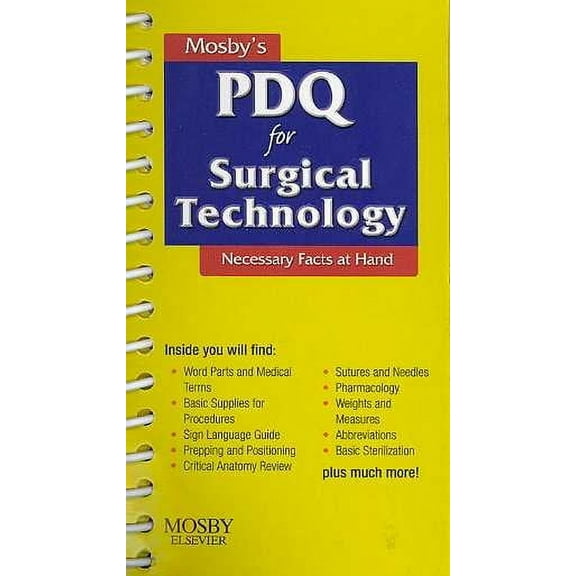 Mosby's PDQ for Surgical Technology