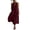A-Red865, variant on Halter-Neck Maxi Dress for women Oversized Cafe-Day Midi Shift Dress