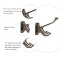 thumbnail image 4 of Troglfold Hanging Hook Vintage Rustic Swivel Coat Hooks with 3 Swing Arm,6.3"X3.11"X1.5", 4 of 10
