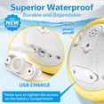 thumbnail image 2 of Juguete de Baño SEPHIX Rociador Ballena para Niños de 1 a 3 Años con Luz, 2 of 7