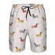 thumbnail image 3 of Fotbe Dachshund Dog Puppy Trajes de Baño Estampados para Hombre, Shorts de Verano de Secado Rápido, Ropa de Playa, Bañadores-Small, 3 of 6