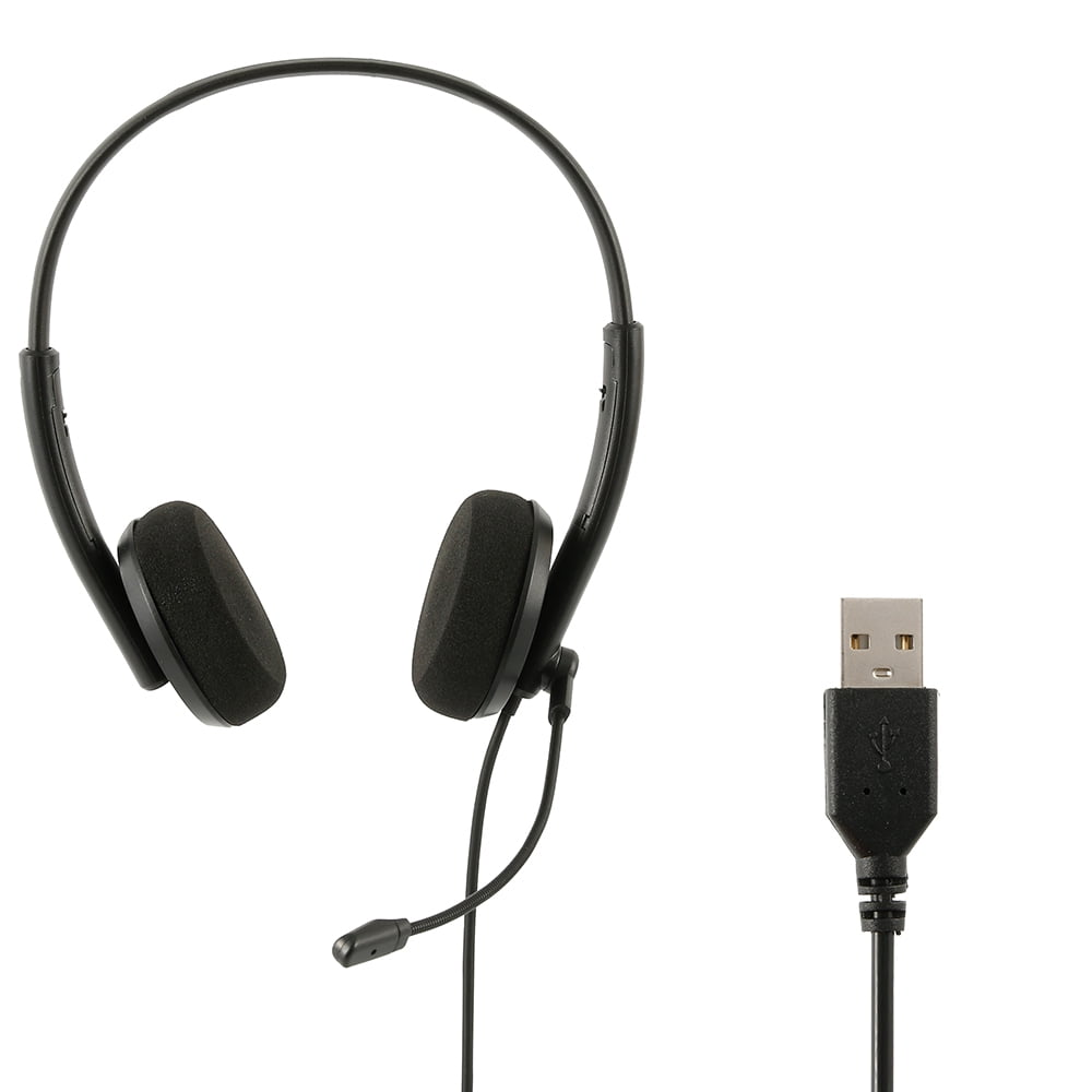 willkey 1PC USB Noise Cancelling Microphone Headset Call Centre Office Telephone Corded