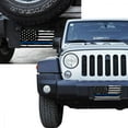 thumbnail image 4 of Yehwow Black Flag with Blue Line Metal Car Plate Decorative Aluminum License Plate Tag Sign, 4 of 5