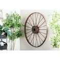 thumbnail image 2 of DecMode Outdoor 46" Brown Metal Rustic Garden Arbor, 2 of 7