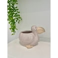 thumbnail image 2 of Blush Pink Pelican Planter Pot | Bird Planter Pot | Pelican Pot | Succulent Planter Pot | Beach Decor | Bird Planter | Indoor Planter Pot | Succulent Planter | Animal Planter | Cute Planter Pot |, 2 of 3