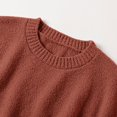 thumbnail image 3 of Aellinatey Women's Oversized Warm Knitted Sweater Long Sleeve Pullover Tops for Autumn, 3 of 9