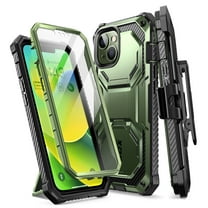 i-Blason Armorbox Series Case for iPhone 14 Plus 6.7 inch (2022 Release), Full-Body Rugged Holster Case with Shock Reduction/Bumper (Guldan)
