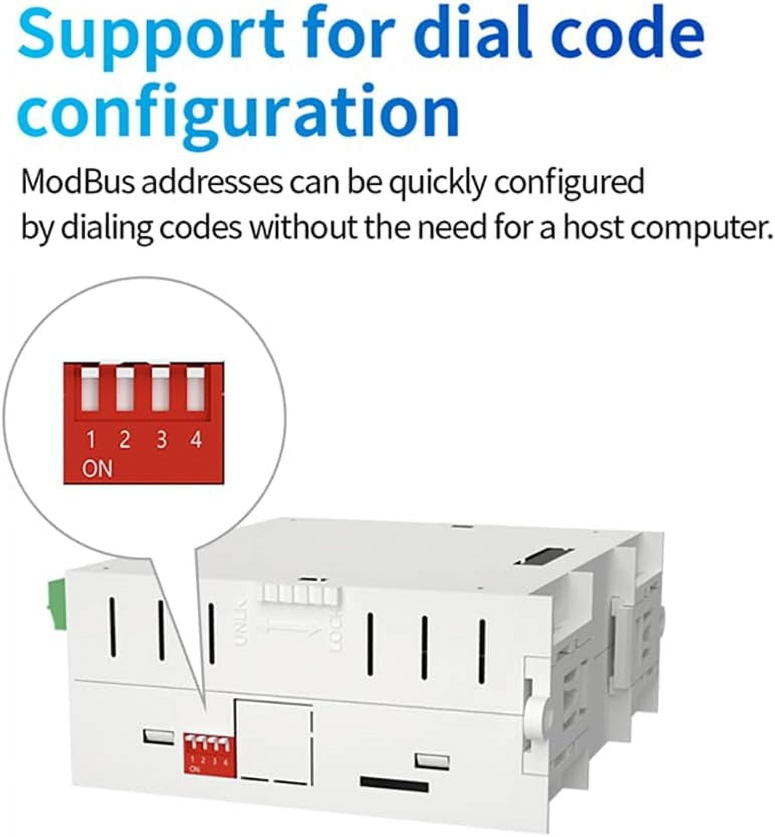 4DI+4AI+4DO Remote IO Module RS485 Ethernet M31-AAAX4440G Analog Switch Acquisition Modbus TCP RTU Firmware Upgrade Host Max 16 Expansion Modules