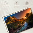 thumbnail image 6 of Elephant Stock Zion National Park River Wall Art - Horizontal Canvas Wall Art - Living Room Wall Decor - Nature Canvas - Orange And Blue Decor - 12" x 8", 6 of 8