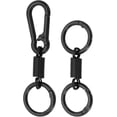 thumbnail image 1 of Keychain Clips with O Rings, Quick Release Key Chain Rings Spring Double Ring Holder, 1 of 5