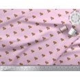 thumbnail image 2 of Soimoi Velvet Fabric Elephant Face Animal Decor Fabric Printed Yard 58 Inch Wide, 2 of 3