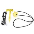 thumbnail image 1 of Dog Tie Out Cable and Stake Elasticity Dog Chain Heavy Duty Anchor with Dog Chew Ball ToyYellow, 1 of 1