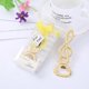 thumbnail image 5 of Bottle Opener Zinc Alloy Note Shape Beer Bottle Opener Portable Beverage Bottle Opener Household Kitchen Bar Tool - Gold, 5 of 5