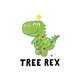 thumbnail image 4 of Women's Dinosaur Print Tee - Casual Crew Neck Short Sleeve T-Shirt, Stretchy & Breathable Polyester Blend, Perfect for Summer, 4 of 8