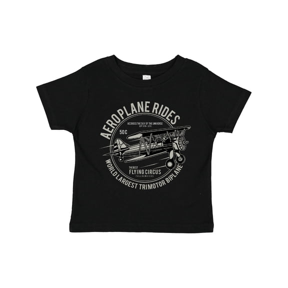 Inktastic Vintage Aeroplane Rides Boys or Girls Toddler T-Shirt