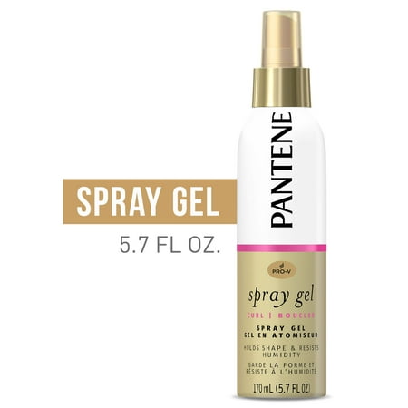 Pantene Pro-V Curl Spray Gel to Hold Shape & Resist Humidity, 5.7 Fl