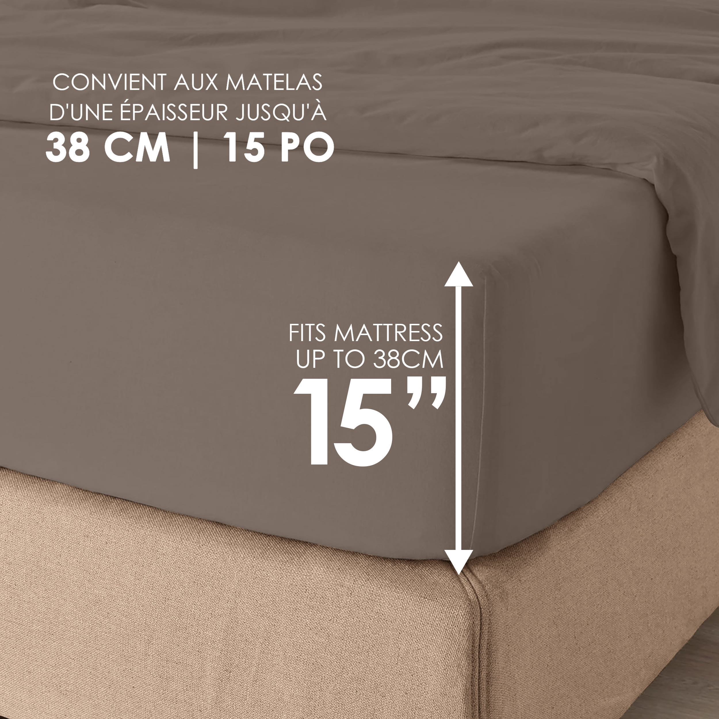 Hometrends 400 Thread Count 100% Cotton Sheet Set - Sateen