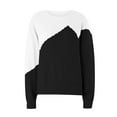 thumbnail image 7 of Fesfesfes Women Sweater Tops V-neck Loose Knitting Sweater Casual Long Sleeve Tops Clearance Under $10, 7 of 7