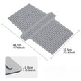 thumbnail image 3 of little home Silicone Sink Saddle Mat Kitchen Sink Protector Divider Mat Heat Resistant Pad, 3 of 10