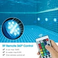 thumbnail image 4 of Swimming Pool Lights with Remote Control RGB Dive Light Durable LED Bulb Portable Underwater Night Light, 4 of 7