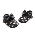thumbnail image 6 of Baby Sweetie Baby Girls Mary Jane Flats Heart Bow Soft Sole PU Leather Flats Shoes First Walkers Non-Slip Princess Shoes, 6 of 9